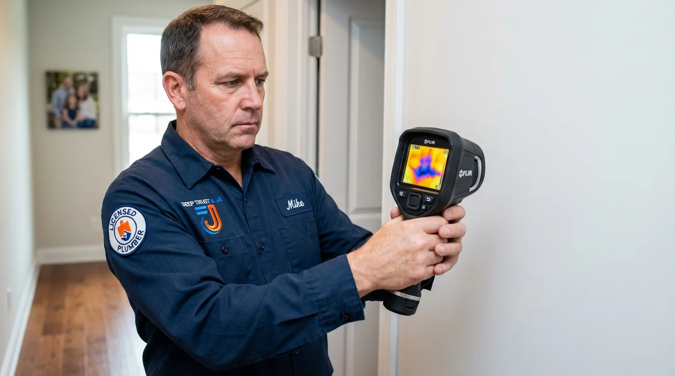Thermal imaging leak detection by Johns Plumbing LLC in Walnut Ridge